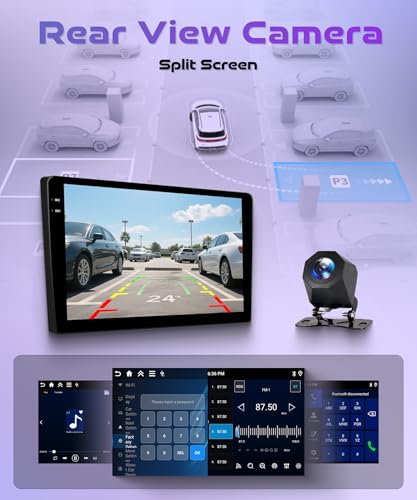 4G+128G Wireless Carplay Android Car Radio for Renault Captur Clio 2011-2018 9 Inch Incell Screen Car Radio with Android Car GPS Navi WiFi Mirror Link Bluetooth FM/RDS/EQ/SWC Rear Camera