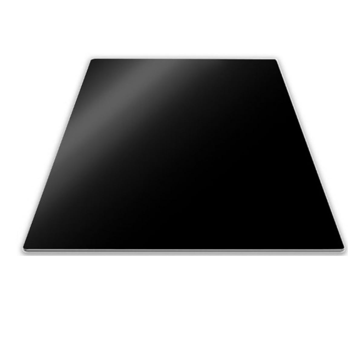 Pebbly 99-14PPBIG Board for Cooking Plate Tempered Glass Black 57 x 50 cm