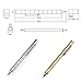 Magnetic Polar Pen, Stylus Pen, Magnet Gel Pen and Touch Screen Pen, Fidget Toy, can be Transformed into a Variety of Creative (Silver)