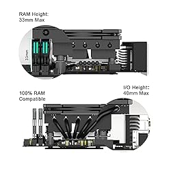 ID-COOLING IS-55 ARGB White CPU Cooler Low Profile