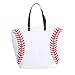 E-FirstFeeling Large Baseball Tote Bag Sports Prints Tote Handbag Beach Bag Travel Bag for Women (Baseball)