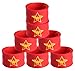 Superhero Slap Bracelets with Original Emblems for Party Supplies Favors