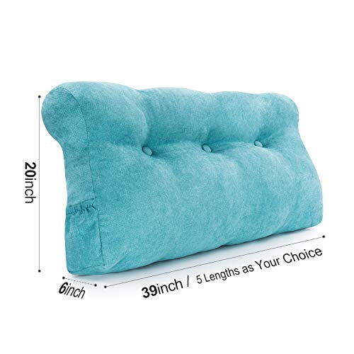 Vekkia Large Triangular Bed Rest Positioning Support Pillow for Reading