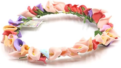 PARTYMASTER Alocasia Flower Wedding Flower Crown Headband