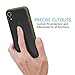 SENMON iPhone XR Case, Poly-Chromatic Independent Button Matte Finish Back.Shockproof Protective Anti Scratch Cover Case Designed for iPhone XR (Army Green)