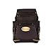 Style n Craft 10-Pocket Carpenter’s Nail & Tool Pouch, Heavy-Duty Leather Tool Pouch, Perfect and Durable Oiled Full-Grain Leather Pouch, Dark Brown (#90923)