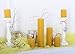 Set of 6 Handmade Beeswax Candles Big Size 10.2in 6.7in and 3.14in Best for Gift and Home Decor 100% Pure Quality