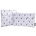 Ava & Kings Reusable Eco Friendly Lunch Food Sandwich Fabric Snack Bags Insulated- Great for School, Work, Picnics, Men & Women - Set of 2: 7x7 in & 6x9 in - White Deer & Arrow Design