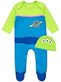 Disney Baby Boys' Toy Story Footies and Hat Set Size 0-3M Multicolored