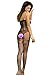 Jubileens Sexy Fishnet Open Crotch Corest Bodystocking Bodysuit Tights Lingerie (Black 01) One Size Fits Most