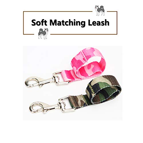wintchuk Patterned Dog Head Collar with 2 Colorful Designs, Head Harness Stops Dog Pulling, Head Leash(L, Army Green) - Thumbnail 5