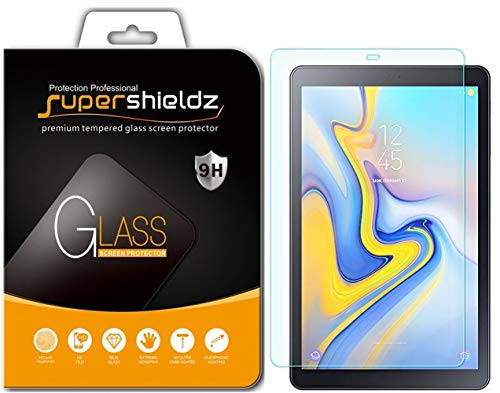 Supershieldz for Samsung Galaxy Tab A 10.5 (SM-T590/T595) Tempered Glass Screen Protector, Anti-Scratch, Anti-Fingerprint, Bubble Free, Lifetime Replacement Warranty