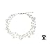 NOVICA Artisan Cultured Freshwater Pearl Choker Necklace | Handmade Stainless Steel Choker | Jewelry for Women from Thailand 'Moonlight Glow'