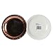 Andaz Press Rose Gold Copper Foil Lunch Plates, 9-inch, 8-Pack, Shiny Metallic Colored Wedding Birthday Baby Shower Party Supplies Decorations
