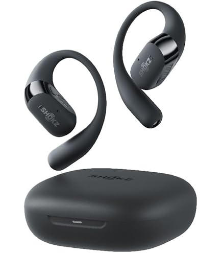 SHOKZ Fones de ouvido de condução óssea sem fio OpenFit Open Ear