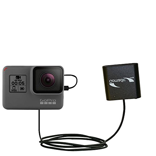 Click Here to See More.. Gomadic Portable AA Battery Pack designed for the GoPro HERO5 Black - Powered by 4 X AA Batteries to provide Emergency charge. Built using TipExchange Technology