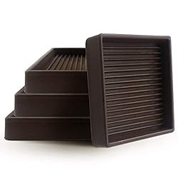CasterMaster Non Slip Furniture Pads - 4x4 Square