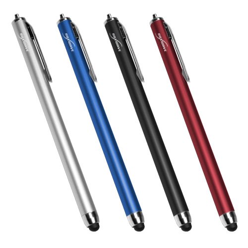 BoxWave-Skinny-Capacitive-Stylus-for-iPad-Air-Apple-iPad-Air-Touch-Screen-Stylus-w-Longer-Barrel-and-Fine-Tip-Point-Lunar-Blue