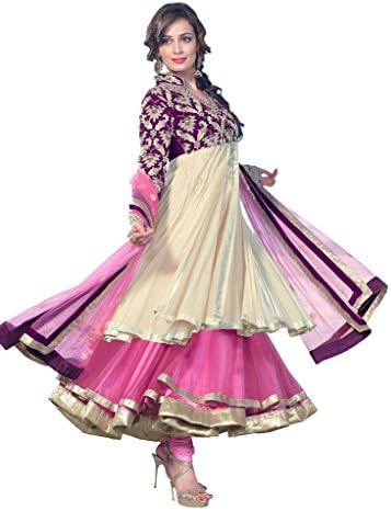 IndianAttire Women's Beautiful Long Anarkali Salwar Kameez