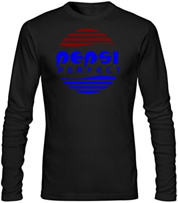 Extremen Men's Pepsi Perfect Long Sleeve O Neck t Shirt S Black