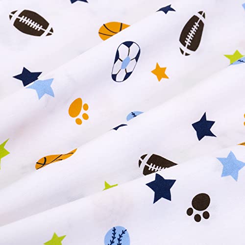 UOMNY Sports Theme Toddler Boys Pillowcase 2 Packs Standard Soccer