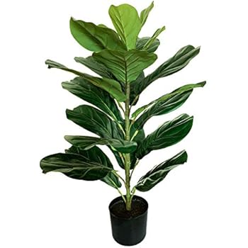BESAMENATURE Artificial Fiddle Leaf Fig Tree/Faux Ficus Lyrata for Home Decor, 30