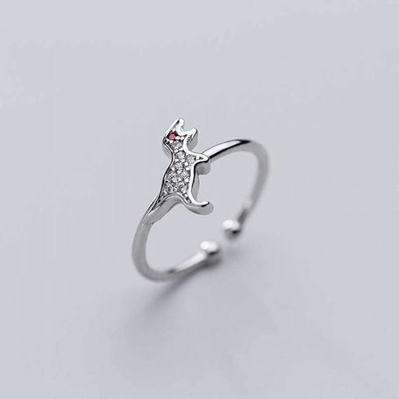 K Rings S925 Bague En Argent Femme Personnalite Simple Diamant Dinosaure Bague Bijoux De Doigt De Monstre Frais Bague En Argent S925 Amazon Fr Vetements Et Accessoires