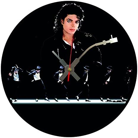 Iconic Michael Jackson Walk vinyl record wall clock