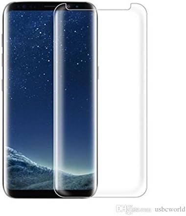 Galaxy S8 plus Screen Protector,TUAHA [Case Friendly]Bubble Free Easy Installation 3D Curved S8+ [Lifetime Unlimited Replacements] Tempered Glass Screen Protector for Samsung S8Plus,Full Coverage,Anti-Bubble,Anti-Scratch,Edge to Edge, for S8 + [Clear / Transparent]