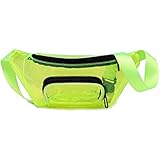 clear green fanny pack