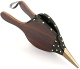 Tebery 17 x 7.5 Inch Wooden Bellows Lighter Fireplace Blower Brown view 5