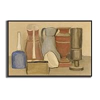 Framed Canvas Wall Art Still Life by Giorgio Mordian Canvas Prints Home Artwork Decoration for Living Room,Bedroom - 16x24 inches