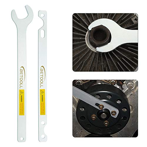 BETOOLL 32mm Fan Clutch Nut Wrench Water Pump Holder Removal Tool Kit
