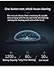 Robot Vacuum Cleaner Floor Clean Home Vacuum Cleaner, USB Charging, Automatic Steering, Robotic Cleaner for Home and Apartment Hard Floors (Ivory White)