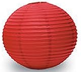 Anleolife Chinese Red Paper Lanterns 12 inch 30cm Festival Wedding Lantern 10pcs/lot(12'', hot red)