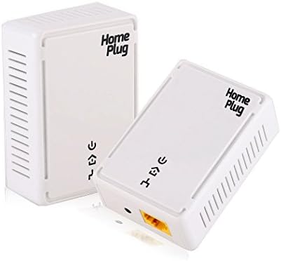 RawarHWE MSRM P501 Powerline Adapter Starter Kit, Powerline Network adapter ,Power Outlet Pass-through up to 500Mbps