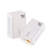 RawarHWE MSRM P501 Powerline Adapter Starter Kit, Powerline Network adapter ,Power Outlet Pass-through up to 500Mbps