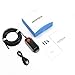 5.5MM Ultra-Thin Wireless Endoscope，DEPSTECH Digital Zoom Lens Borescope,HD Semi-Rigid Inspection Camera IP67 Waterproof Snake Camera with Quickshot for Android &iOS,Smartphone Tablet-16.5FT