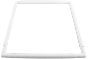 Q Snap Frame Cross Stitch, Akozon Universal Clip Frame, Square Plastic Embroidery Cross Stitch Frame for Embroidery, Quilting