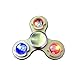 Auwer LED Glowing Fidget Hand Spinner Anti-Stress Finger Spinner Toy Ultra Fast Bearings Durable Stress Reducer EDC Fingertip Gyro For ADD,ADHD,Anxiety,Boredom People(Gold)