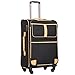 Coolife Suitcase Set 3 Piece Luggage Set Carry On Travel Luggage TSA Lock Spinner Wheels Hardshell Lightweight Luggage Set