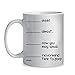 Muggies Shh, Almost, Now You Can Speak, Time to Poop Funny 11oz. Coffee Tea Mug. Unique Cup For Christmas, Xmas, Mother's & Father's Day, Birthday Gag Gifts For Men & Women