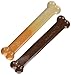 Nylabone Original Bone Power Chew Toy for Dogs, Durable Dog Toys for Aggressive Chewers, Flavor Frenzy Funnel Cake & Shish Kabob Flavor, Large - Up to 50 lbs, 2 Pack