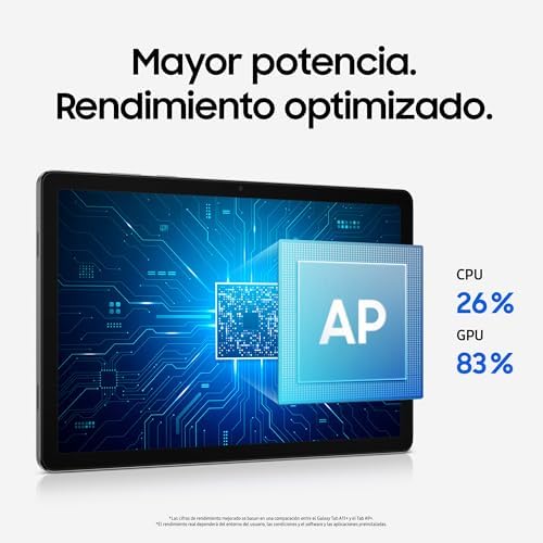 Galaxy Tab A11+ 256GB, Tableta con IA, Pantalla de 11" con 90 Hz, 8GB de Memoria, Altavoces Cuádruples Dolby, Garantía del Fabricante 3 Años + 1 Año Extra, Gris (Versión Española)