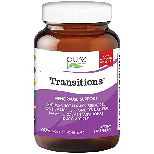 PURE ESSENCE LABS Transitions Vitamins for Women, Natural Menopause