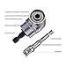 JelBo 8Pcs Socket Adapter Impact Hex Shank Drill Bits Bar Set 1/4