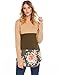 Halife Womens Plus Size Long Sleeve Casual Round Neck Loose Tunic Tops Blouse Tee Shirts Army Green XXL