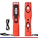 CRIOO LED Work Light with Magnetic Holders Adjustable Stand Flashlight 5000 K Rechargeable Trouble Light for Outdoor Camping Car Repairing and Emergency Cases Gift