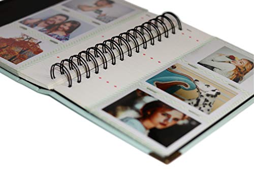 Borya 120 Pockets Mini Photo Album for Fujifilm Instax Mini 7s 8 8+ 9 25 26 50s 70 90 Instant Camera & Name Card,Polaroid PIC-300 Z2300 Film.(Mint, 120 Pockets) - Thumbnail 3