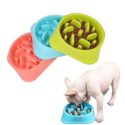 Zonfer Pet Bowl Water Food Bowls for Dog Cat Small Animals Hanging Removable Cage Feeding Stations(Pink)